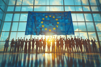 Schéma explicatif sur l'initiative citoyenne européenne et ses enjeux