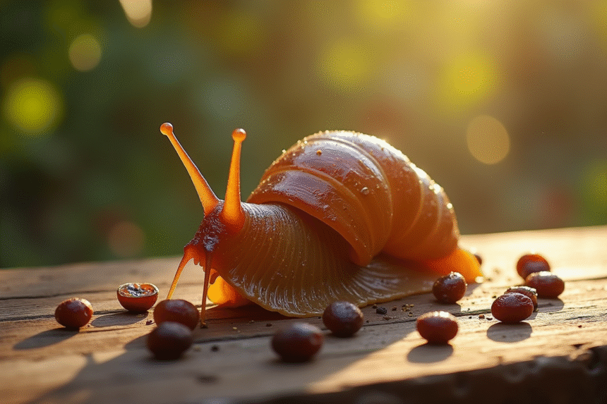 Escargot aux raisins frais sur table en matinée lumineuse